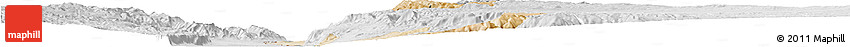 Satellite Horizon Map of Salt (Balqa), lighten, desaturated