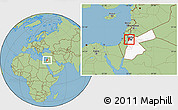 Savanna Style Location Map of Salt (Balqa), highlighted country
