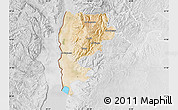 Satellite Map of Salt (Balqa), lighten, desaturated
