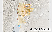Satellite Map of Salt (Balqa), lighten, semi-desaturated