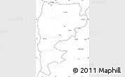 Blank Simple Map of Salt (Balqa)