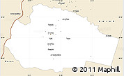 Classic Style Simple Map of Tafila