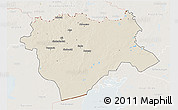 Shaded Relief 3D Map of Aktyubinsk, lighten