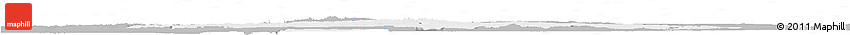 Gray Horizon Map of Aktyubinsk, single color outside