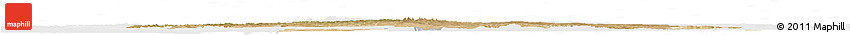 Satellite Horizon Map of Aktyubinsk, single color outside