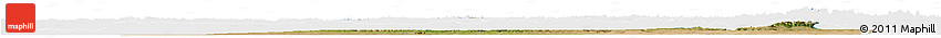 Satellite Horizon Map of Alma-Ata, single color outside