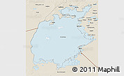 Classic Style 3D Map of Aral Sea