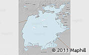 Gray 3D Map of Aral Sea