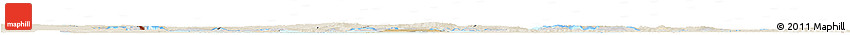 Satellite Horizon Map of Aral Sea, shaded relief outside