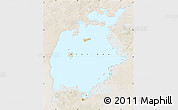 Satellite Map of Aral Sea, lighten