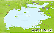 Physical Panoramic Map of Aral Sea