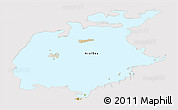 Satellite Panoramic Map of Aral Sea, cropped outside