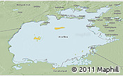 Savanna Style Panoramic Map of Aral Sea