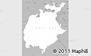 Gray Simple Map of Aral Sea