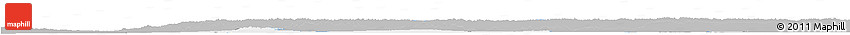 Gray Horizon Map of Dzhambul, single color outside