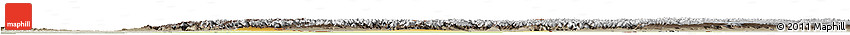 Physical Horizon Map of Dzhambul, semi-desaturated