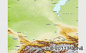 Physical Map of Dzhambul