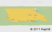 Savanna Style Panoramic Map of Dzhambul, single color outside