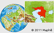 Physical Location Map of Guryev