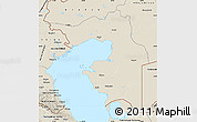 Shaded Relief Map of Guryev