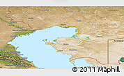Satellite Panoramic Map of Guryev
