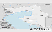 Silver Style Panoramic Map of Guryev