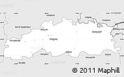 Silver Style Simple Map of Kochetav