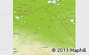 Physical 3D Map of Pavlodar