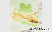Physical 3D Map of Semipalatinsk, lighten