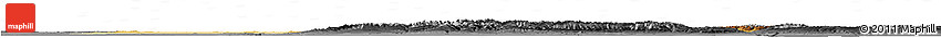Physical Horizon Map of Semipalatinsk, darken, desaturated
