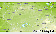 Physical Map of Tselinograd