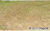 Satellite 3D Map of Uralsk