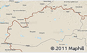 Shaded Relief 3D Map of Uralsk