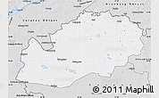 Silver Style Map of Uralsk
