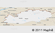 Classic Style Panoramic Map of Uralsk