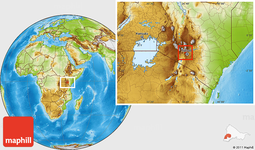 Physical Location Map of LIMURU