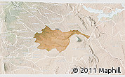 Satellite 3D Map of THIKA, lighten