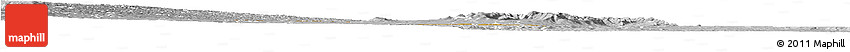 Physical Horizon Map of THIKA, lighten, desaturated