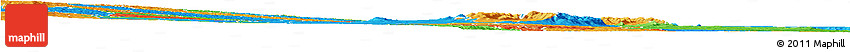 Physical Horizon Map of THIKA, political outside