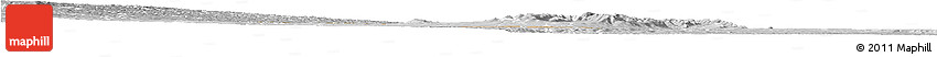 Satellite Horizon Map of THIKA, lighten, desaturated