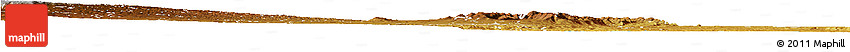 Satellite Horizon Map of THIKA, physical outside