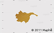 Physical Map of THIKA, cropped outside