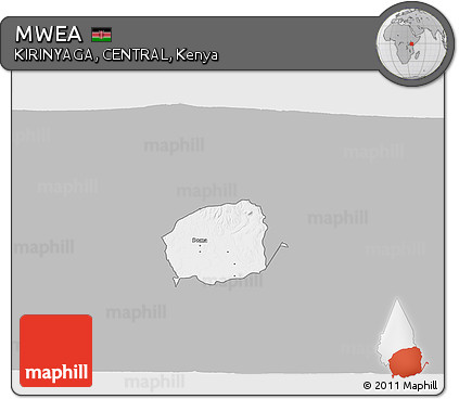 Gray 3D Map of MWEA, single color outside