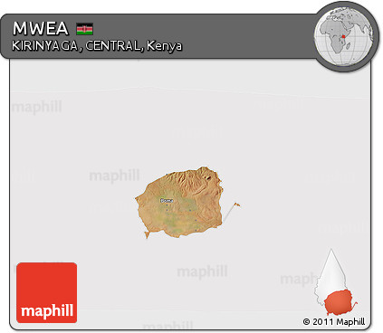 Satellite 3D Map of MWEA, cropped outside