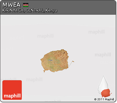 Satellite 3D Map of MWEA, cropped outside