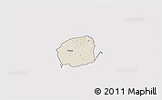 Shaded Relief 3D Map of MWEA, single color outside