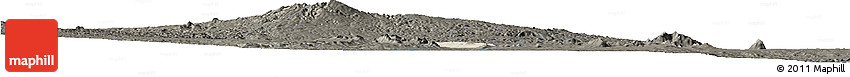 Shaded Relief Horizon Map of MWEA, darken