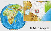 Physical Location Map of MWEA, highlighted country, highlighted grandparent region