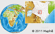 Physical Location Map of MWEA, highlighted country, highlighted parent region