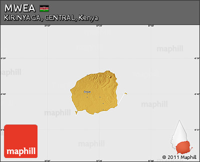 Physical Map of MWEA, single color outside